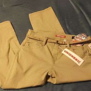 UNIONBAY MidRise Crop Pants